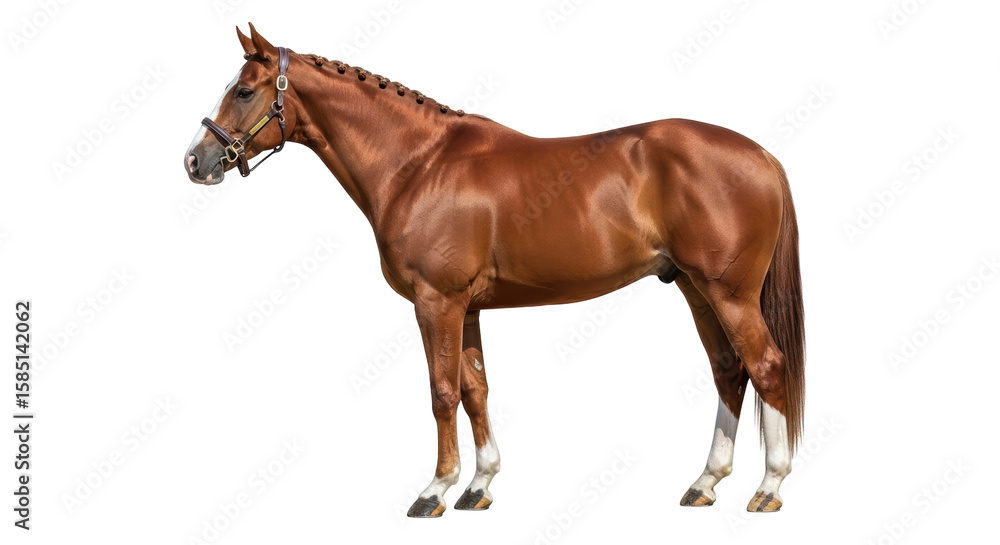 Obraz premium Isolated Horse Standing