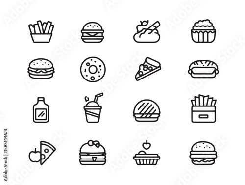 Bite Express Vector Icon Pack