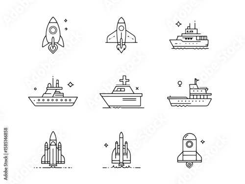 Bite Fleet Outline Design Elements