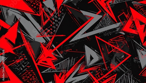 red and black background