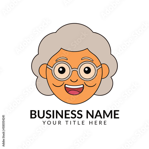 Grandma kitchen Logo Vector Design