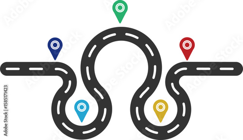 Roadmap Infographic Illustration