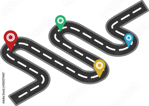 Roadmap Infographic Illustration