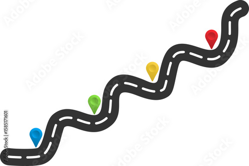 Roadmap Infographic Illustration