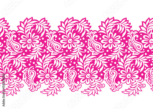 Trendy Stylish Design Border, textile border, Embroidery,