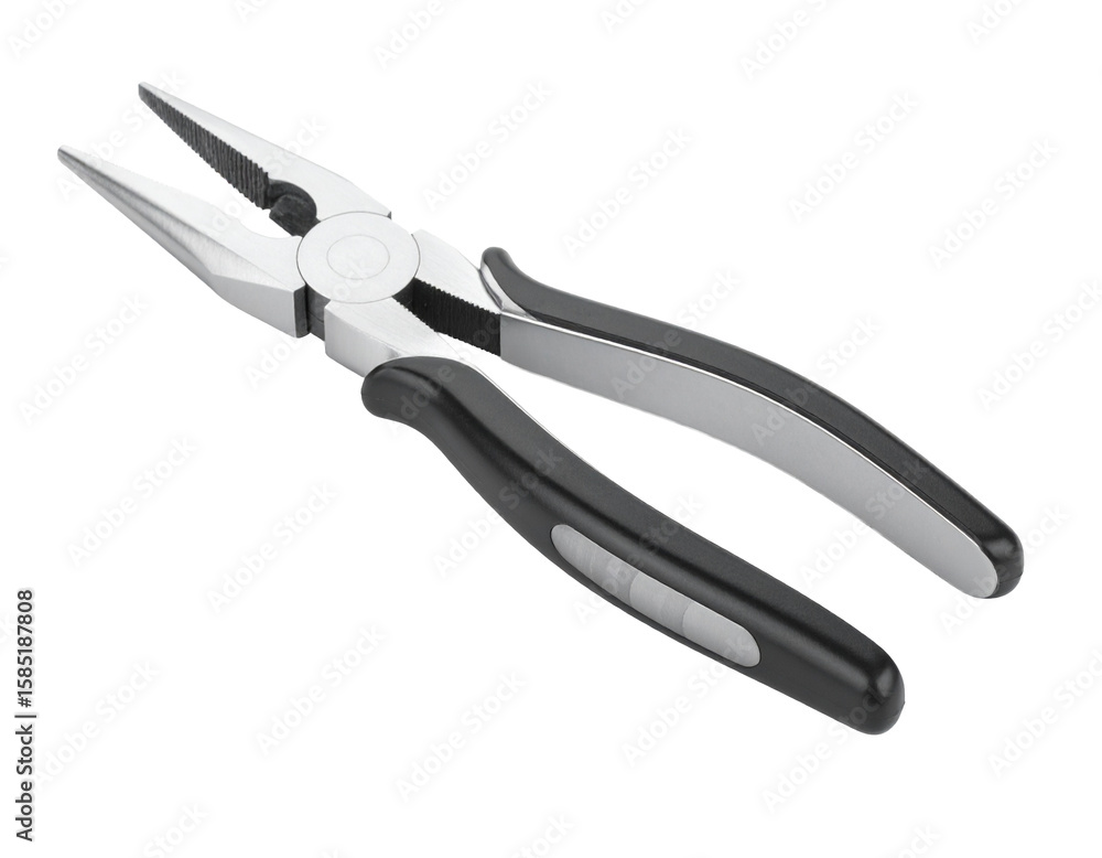 Fototapeta premium Stainless Steel Kitchen Tongs – Isolated on Transparent Background
