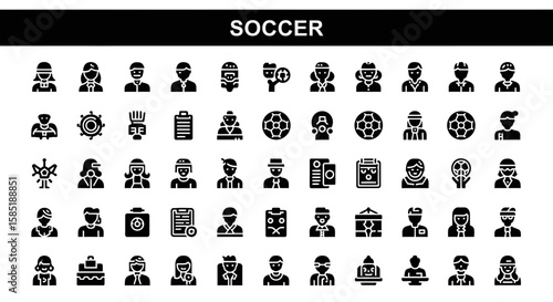 Soccer Reminder Icon: Football Match & Sports Notification Solid Black Symbol