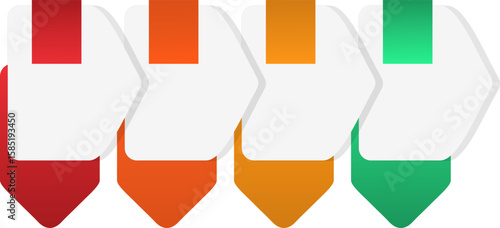 Infographic Steps Colorful