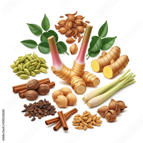 Wallpaper Mural collection of spices Torontodigital.ca