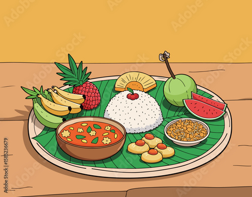 Traditional Sri Lankan Meal