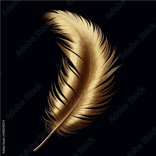 Golden feather