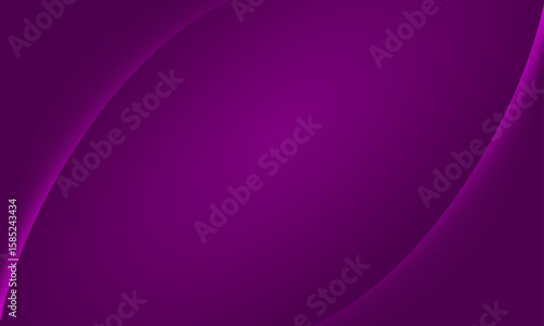 Elegant minimal futuristic magenta gradient background–Abstract curve shape 3D pattern with line stripes–Modern curve line vector for banner, poster, web, seminar, campaign, business, corporate