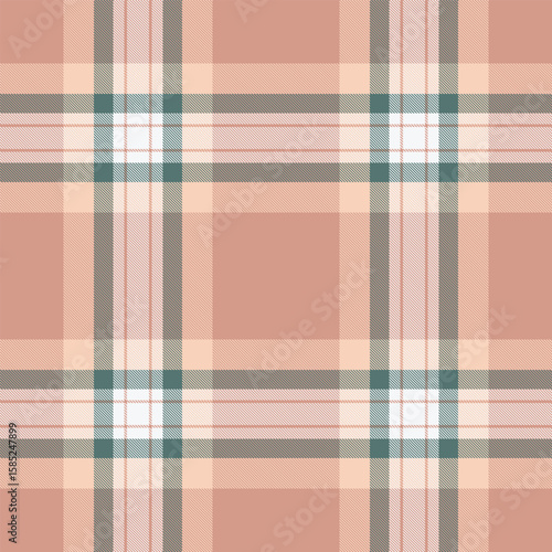 Elegant seamless plaid with rich, deep tones and precise grid alignment, offering sophistication for upholstery, tailored garments, or bespoke packaging.