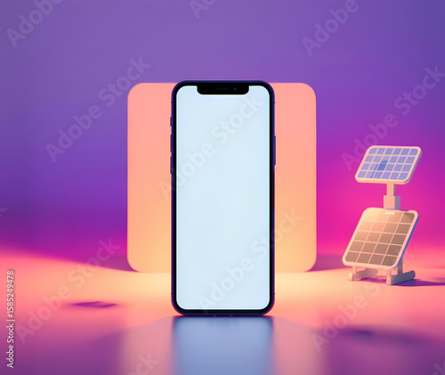 Futuristic Smartphone  Solar 
