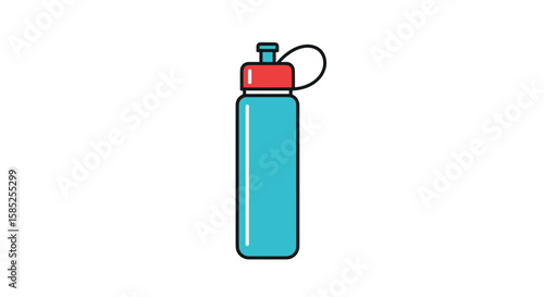Durable insulated stainless steel water bottle with wide mouth for easy cleaning and ice cubes