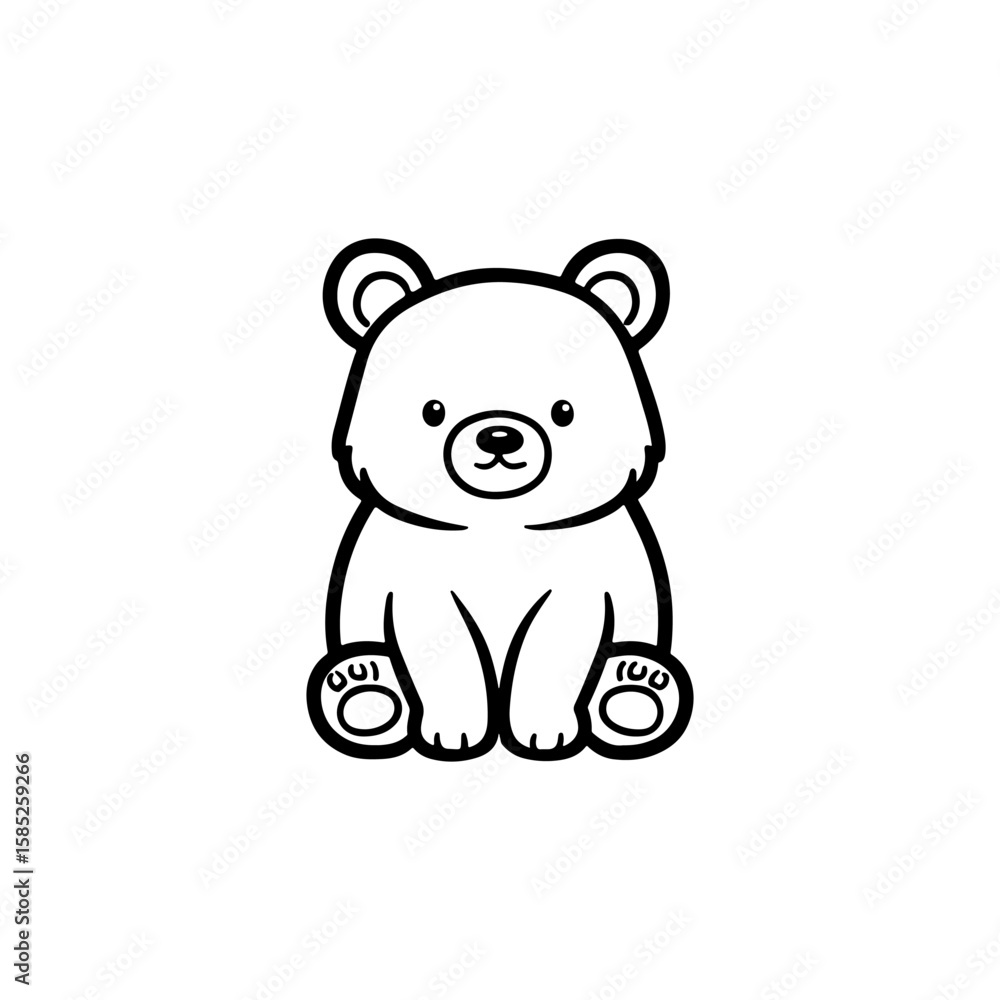 Fototapeta premium teddy bear cartoon funny art teddy lover graphic