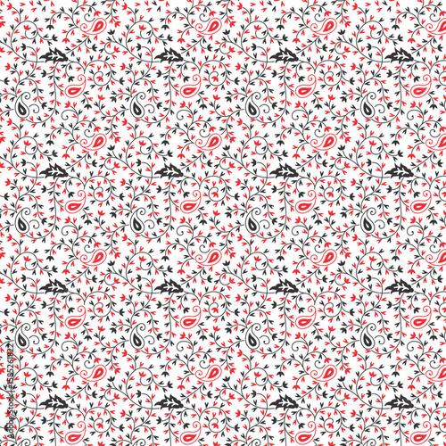 Paisley Design Pattern ,background, texture, fabric print.