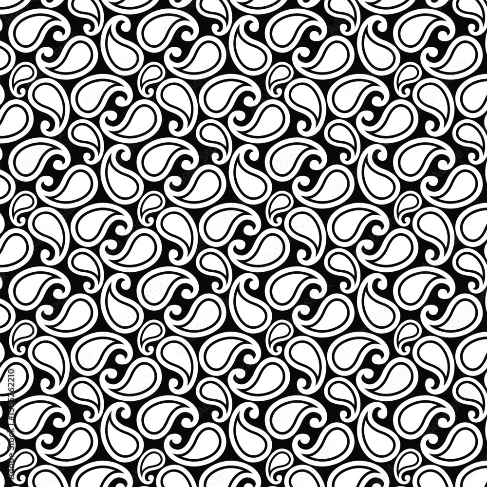 Fototapeta premium Paisley Design Pattern, fabric print, Texture, background, shirt design.