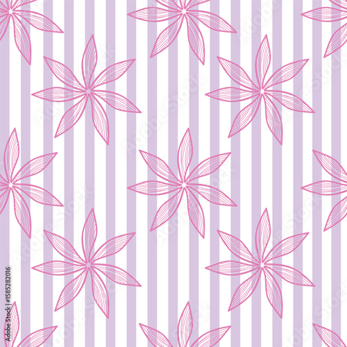 vintage floral seamless pattern. Rich with nostalgia and classic elegance, this pattern evokes the charm of a bygone era for print and textile
