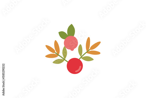 Hand Painted Herbal Mixture With Rosehip And Thyme