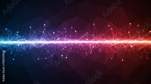 Dueling network blue and red collide