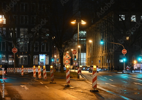 Baustelle in Frankfurt