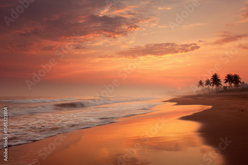 experience breathtaking sunsets on tropical ocean shores from around world