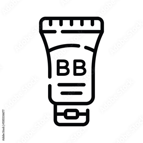 Get this outline icon of face foundation bottle