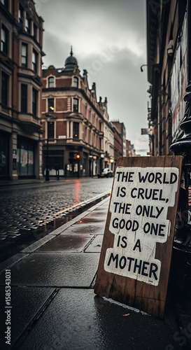 Ai generative,night view of the old town