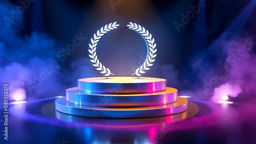 star award on a pedestal