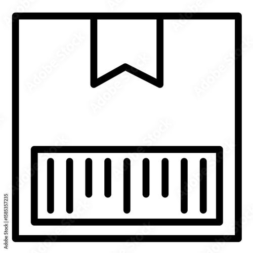 Barcode  Icon Element For Design
