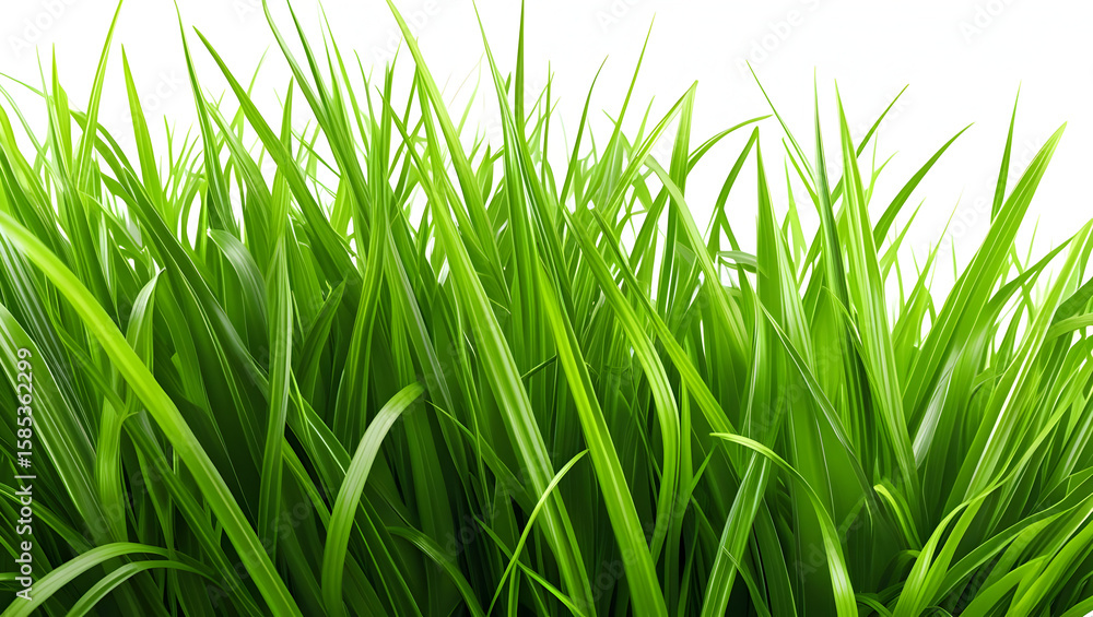 Obraz premium Grass isolated on transparent background 
