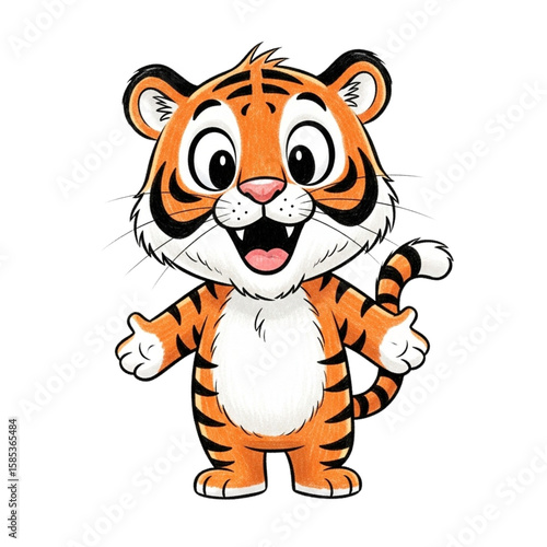 Watercolor Tiger Clipart