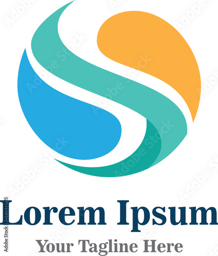 round letter S logo