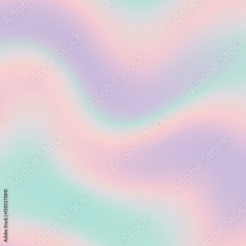 A pastel gradient background showing gentle waves of pink, purple, and mint colors, creating a soft and calming aesthetic.
