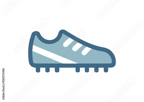 Soccer shoe Vector, Soccer shoe Icon Illustration