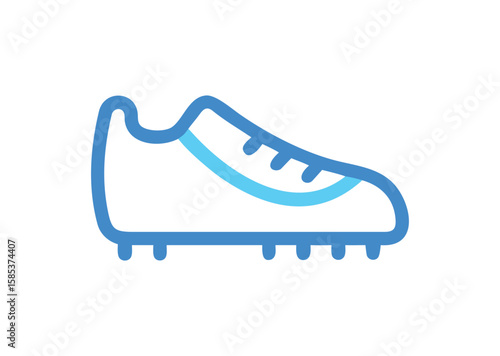 Soccer shoe Vector, Soccer shoe Icon Illustration