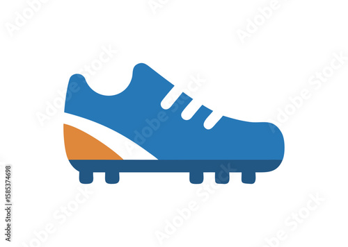 Soccer shoe Vector, Soccer shoe Icon Illustration
