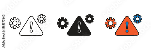 Maintenance indicates a system undergoing scheduled upkeep or repairs, temporarily affecting availability.