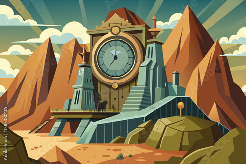 A Massive Ancient Clock That Shows Memories Instead of Time