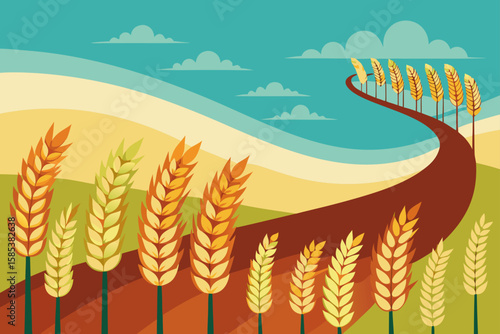 A Wave of Time Rolling Through a Wheat Field