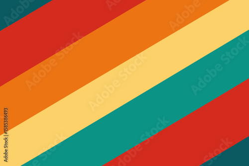 Free Download Colorful Diagonal Stripes with a Retro Vintage Theme - GFXLoad
