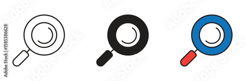 Search or Zoom magnifying glass tool allows users to find specific content or enlarge views on screen.