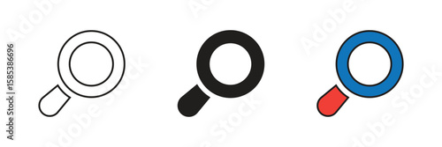 Search or Zoom magnifying glass tool allows users to find specific content or enlarge views on screen.
