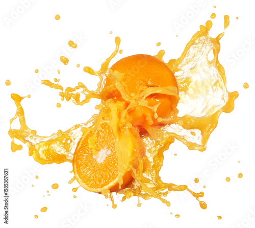 orange juice splash