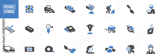 Technology and Innovation Icons – Chip, Processor, Circuit, Robotics, Invention, AI, Machine, Tech, Electronics, Innovation, Data, Network, Engineering, Device, Modern

