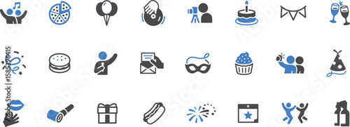 Surveillance and Monitoring Icons – Spy, Hacker, Glasses, Cybersecurity, Security, Privacy, Watch, Tech, Investigation, Identity

