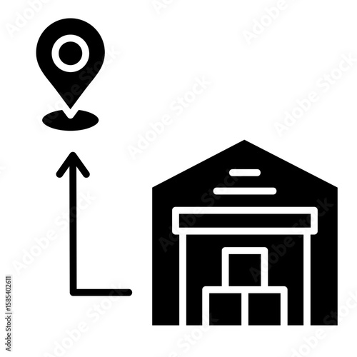 Distribution  Icon Element For Design
