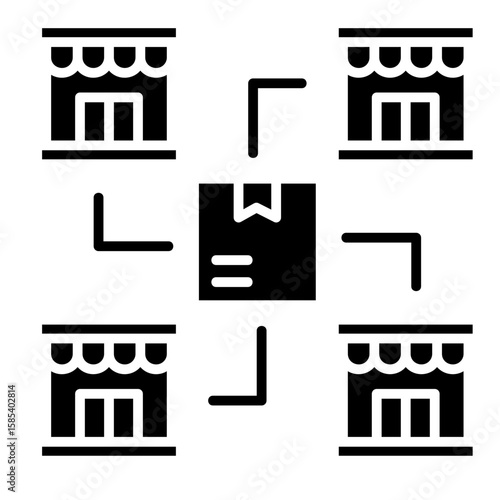 Distribution  Icon Element For Design
