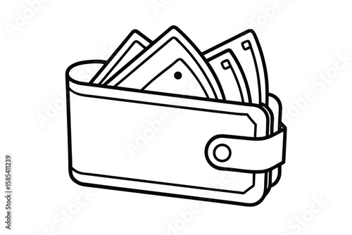 Wallet With Money Bills